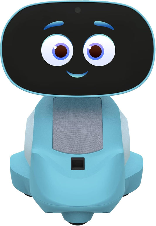 Miko 3: AI-Powered Smart Robot for Kids | STEAM Learning & Educational Robot | Interactive Robot with Learning apps & Unlimited Games | Birthday Gift for Girls & Boys Aged 5-12| Blue