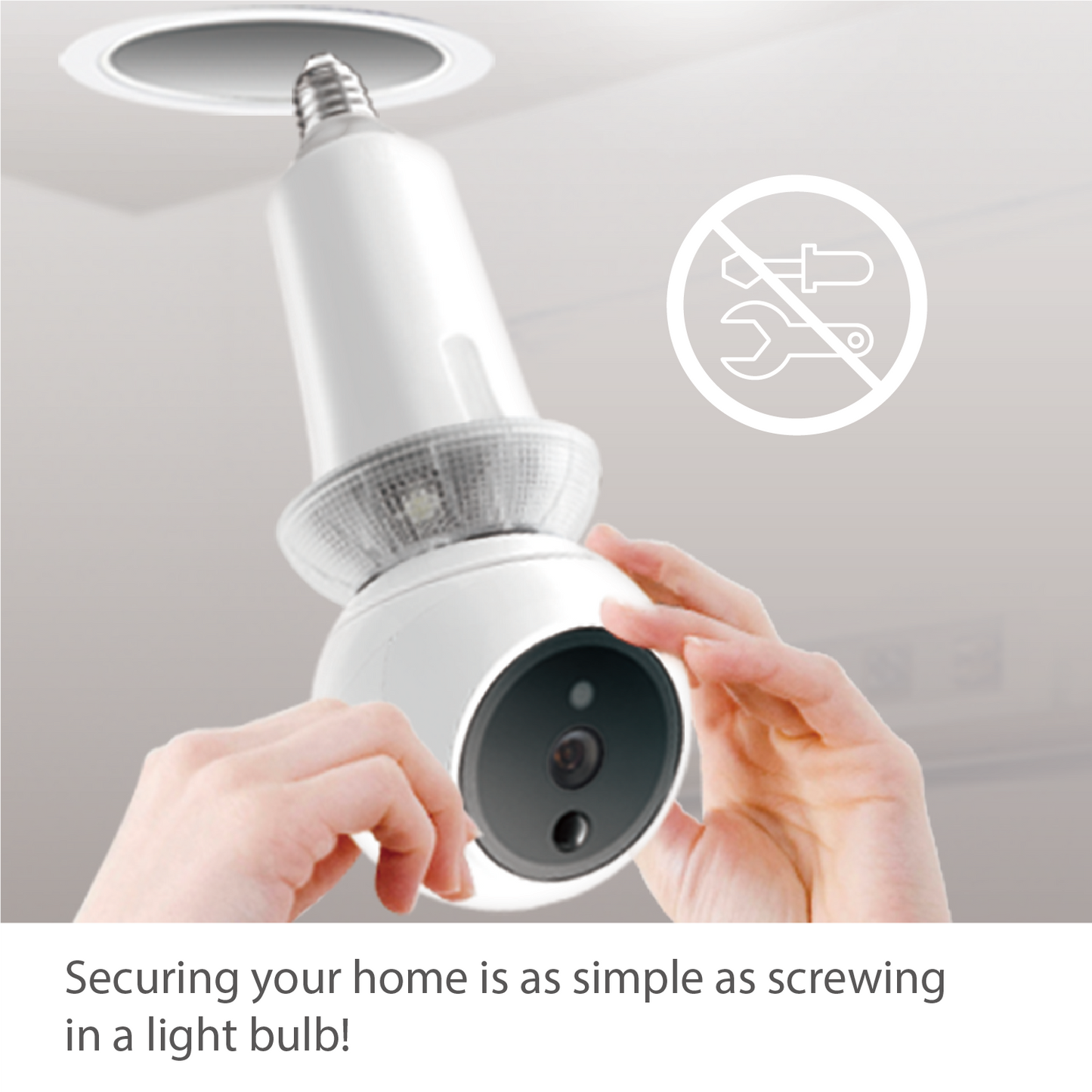 Zeus 360-Degree Indoor Camera - White, AI Detection, Night Vision